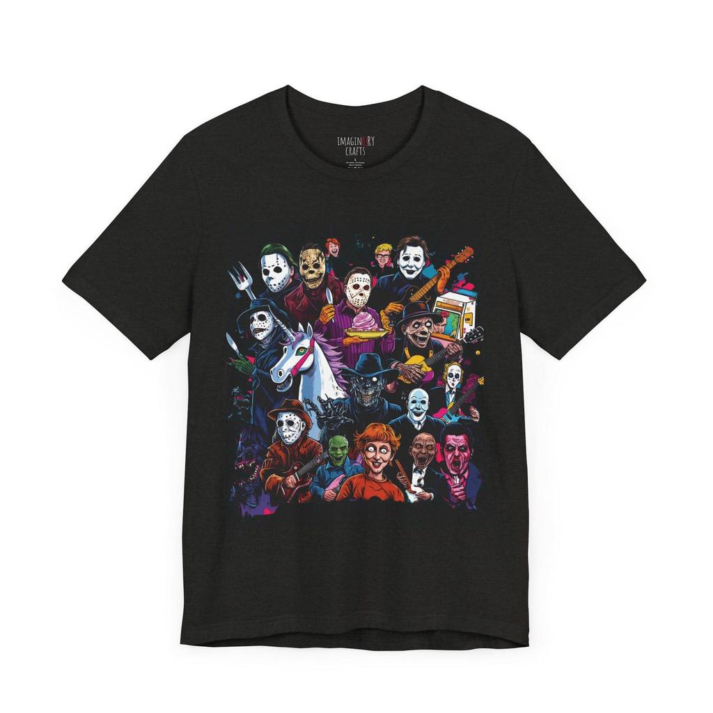 Mashup Comedy Horror Character T-Shirt Unisex