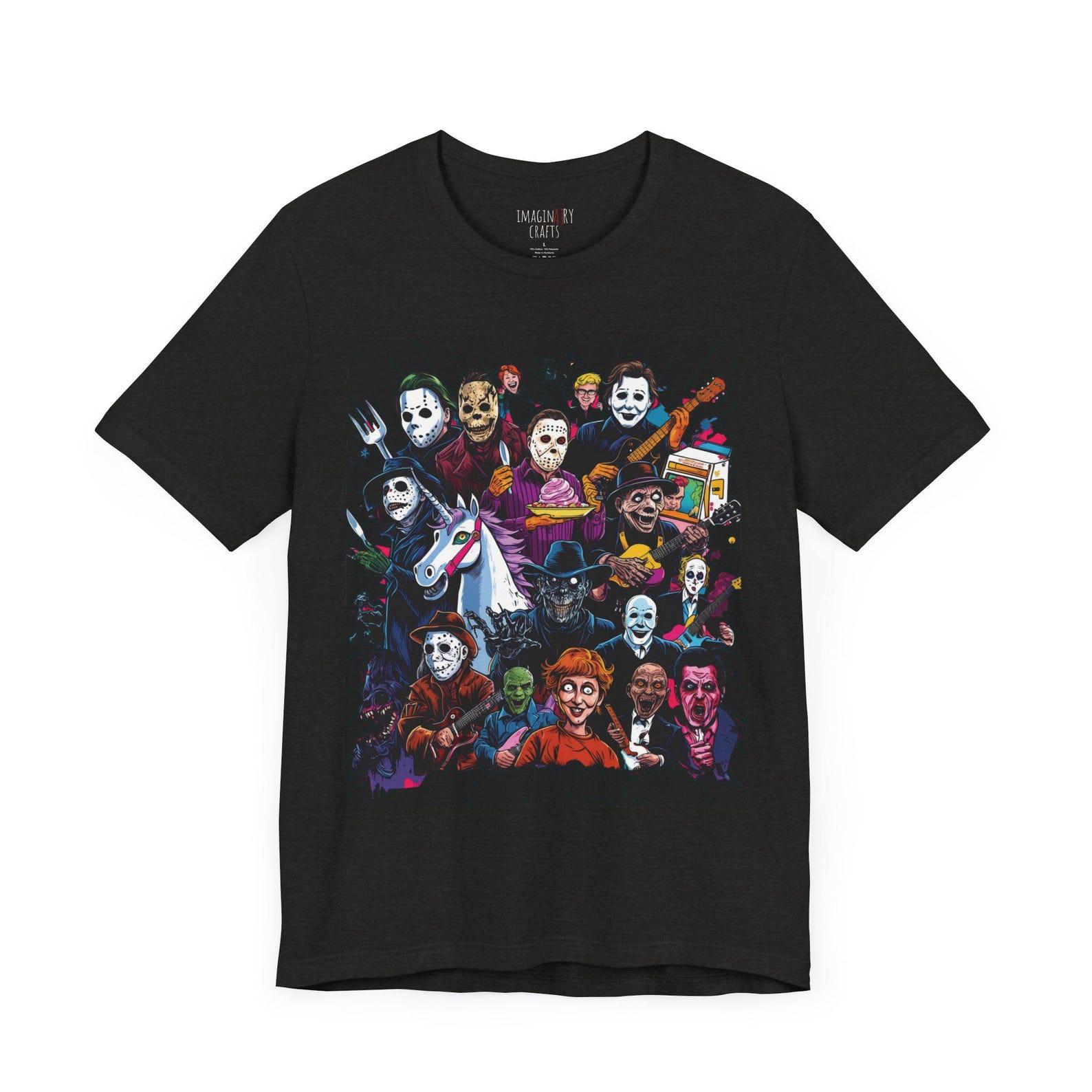 Mashup Comedy Horror Character T-Shirt Unisex XL