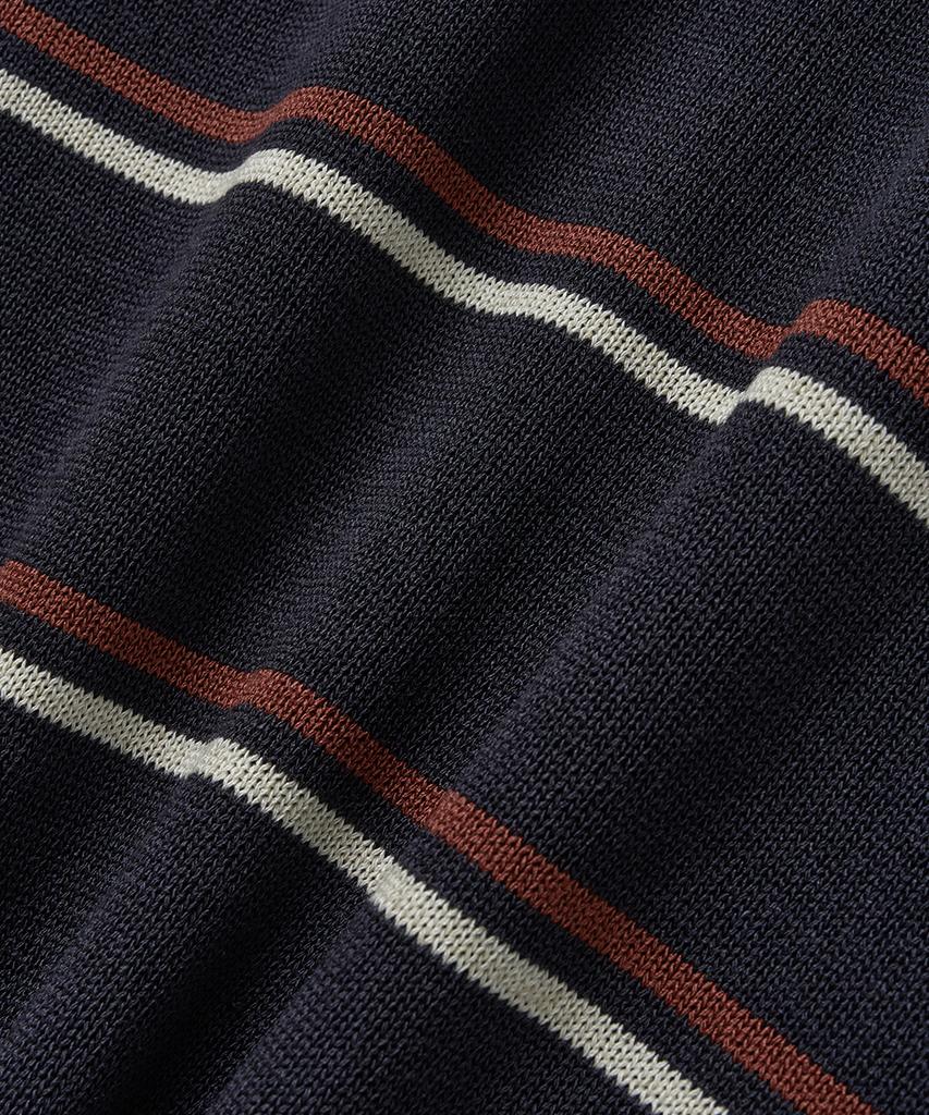 INTEMPOMOOD Air Stripe Collar Knit: 2 Colors
