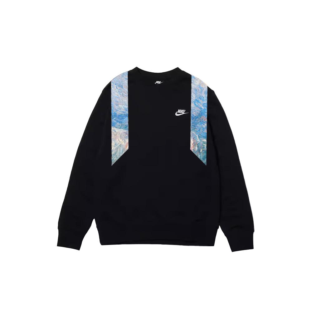 Nike Outdoor Sports Warm New Chinese Style Versatile Letter Logo Crewneck Sweatshirt Unisex sweatshirt Black BV2667-010(TEAM702-C19)