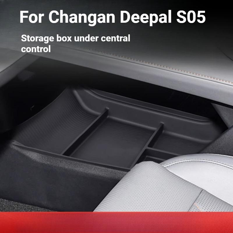 Car Central Control Armrest Under Storage Box For Changan Deepal S05 Interior Accessories 2024 2025