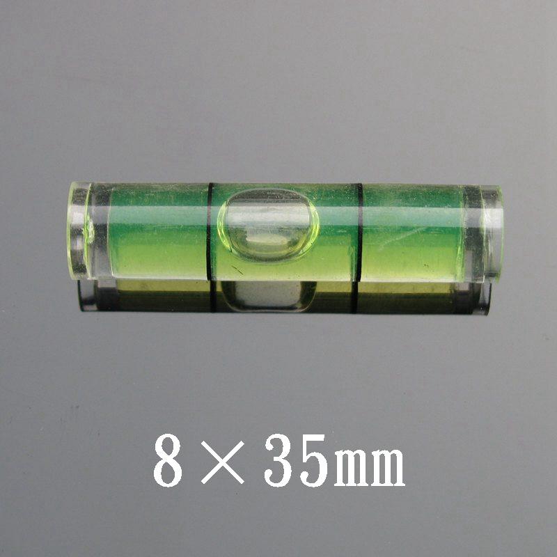 

Уровень пузырьковый пластиковый пузырьковый уровень Трубчатые пузырьки Красный Синий Зеленый Цвет 8*35 мм 9,5*40 мм 1 шт.