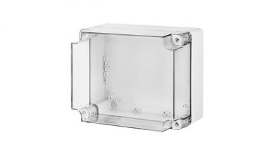Industrial Hermetic Box N/T 340X270X165Mm Ip65 Grey, Transparent Cover 2726-01