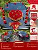 2024 Complete Wedding Car Decoration Set with Suction Cup Attachment