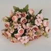Flowers Real Like Faux Silk Flower Arrangements Mixed Fake Rose Hydrangea Bouquet