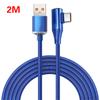 90 Degree Elbow Type-C Cable Pd 120W Fast Charging Type C Cable For Iphone 15 Pro Max Samsung Xiaomi Huawei Charger Data Cord