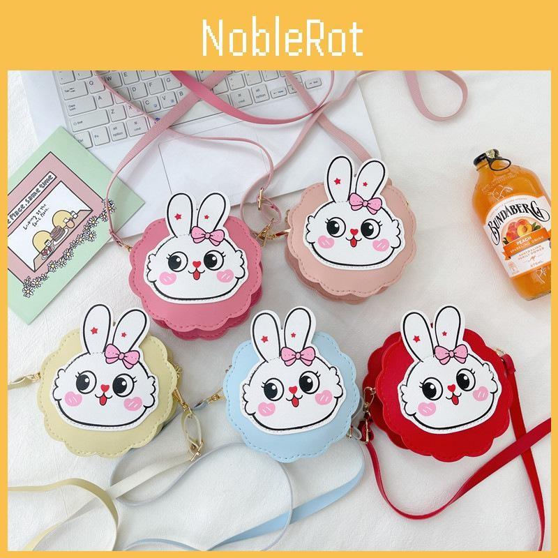 Cartoon Cute Rabbit Childrens Lanyard Messenger Bag Autumn Student Coin Purse