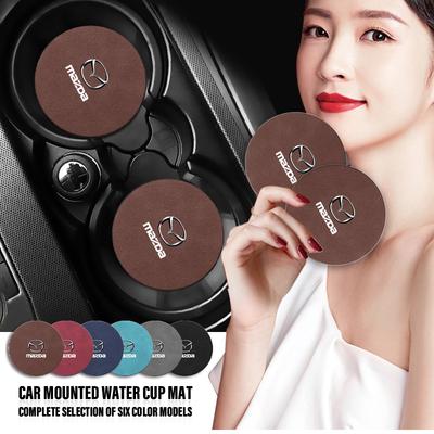 1/2pcs Car Anti Slip Insert Cup Coasters Car Accessories For 3 6 CX5 2 CX3 CX9 MX5 RX8 Axela Demio MS CX5 2 Axela Demio Atenza MS GJI GH BK MP