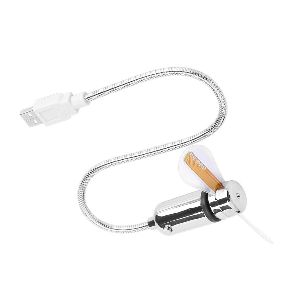 Flexible Display USB LED Fan RGB Lighting Flexible LED Display Mini Mini Display Fan Desktop