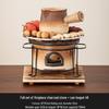 Chaxun Pottery Charcoal Tea Stove & Teapot Set