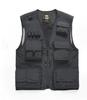 Plus Size Summer Men Hiking Multi Function Vest Outdoor Multi-pockets Climbing Trekking Sleeveless Fishing Jackets Quick Dry Breathable Mesh Vest