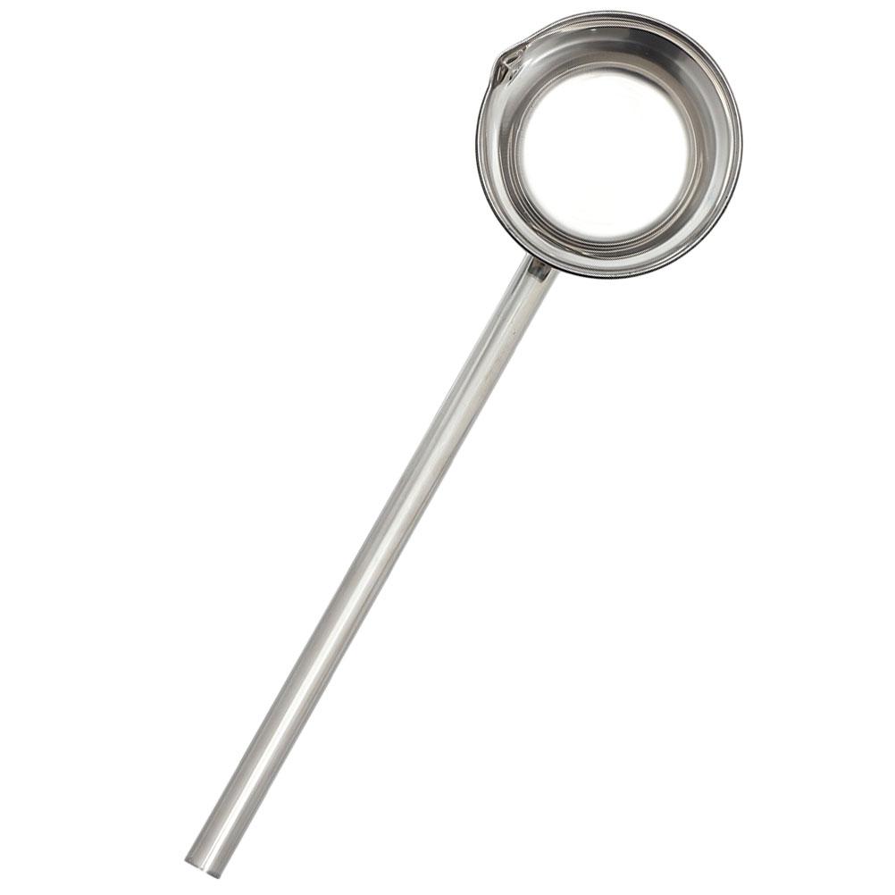 Edelstahl Löffel Wasser Schöpfen Küche Scoop Lange Griff Nudel Haushalt Silber Suppe Mehrzweck Baby