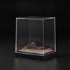 Acrylic Display Case with Dust Cover Dustproof Miniature Clear