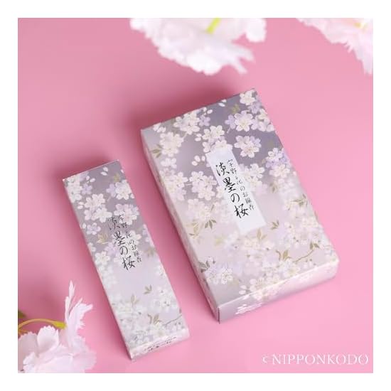 Uno Chiyo Incense, Usuzumi no Sakura (Pale Cherry Blossoms), Rose Pack, Approx. 200g, Incense, Nippo