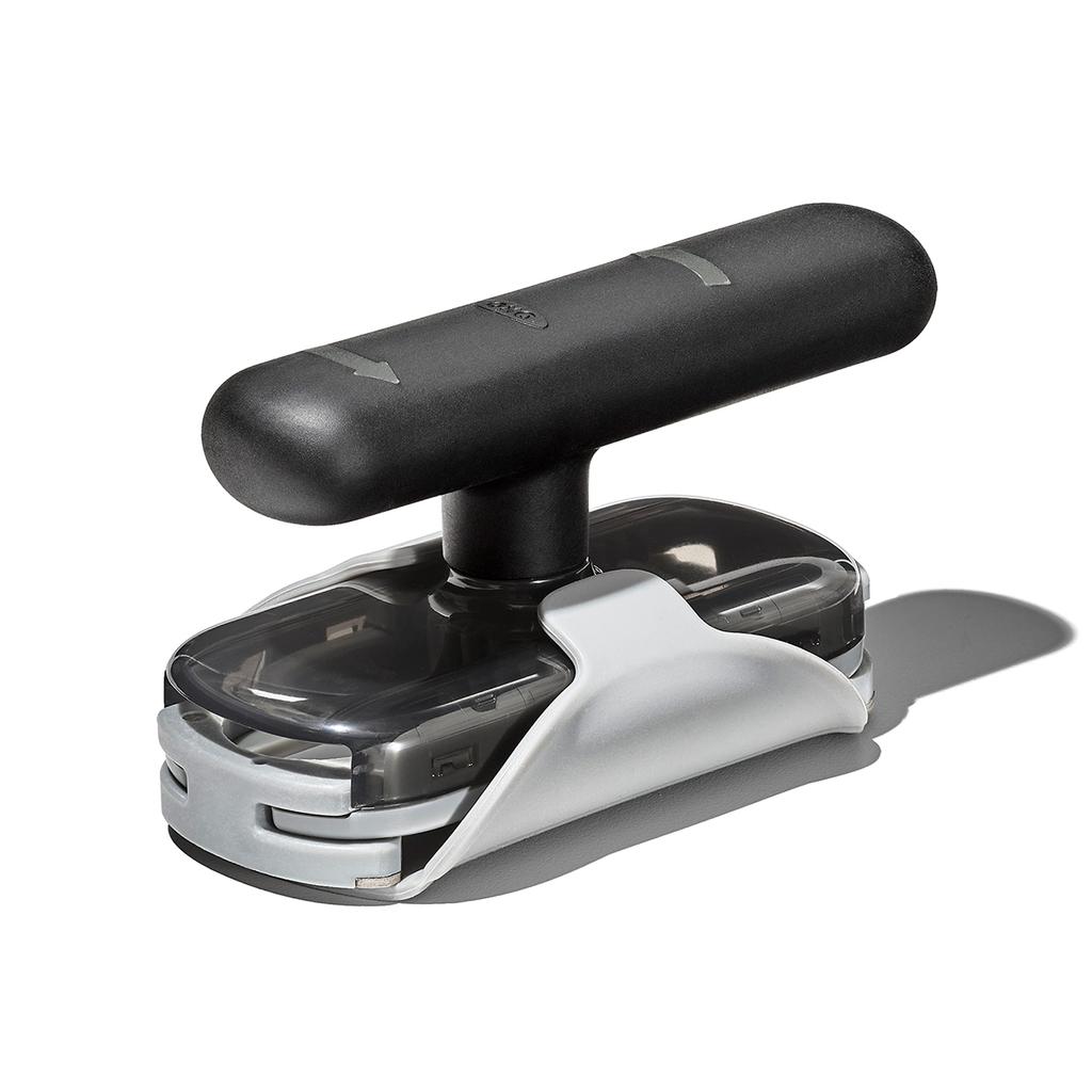 OXO Bottle Opener Opens various bottle sizes and lids with minimal Suitable for - effort. left-handed users.
