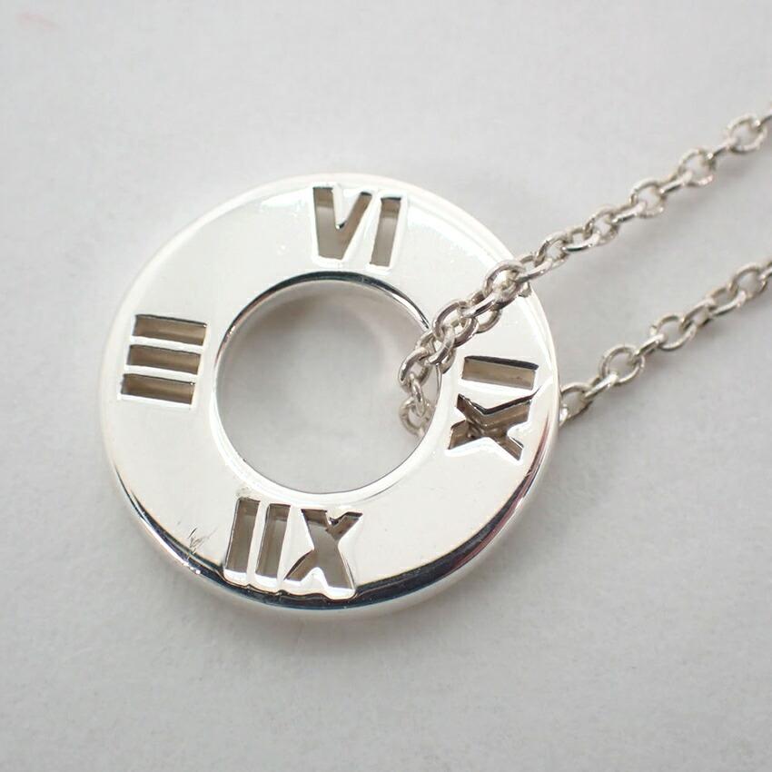 [Used] TIFFANY/Tiffany 925 Open Atlas Pendant/Necklace/j9-9