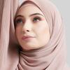 Muslim Pearl Chiffon High Quality Mini Pleated Chiffon Hijab Muslim Shawl For Women Hijab Scarf
