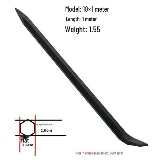 Special Steel Crowbar Nail & Tire Pry Bar for Auto Repair and Wood Crate Disassembly