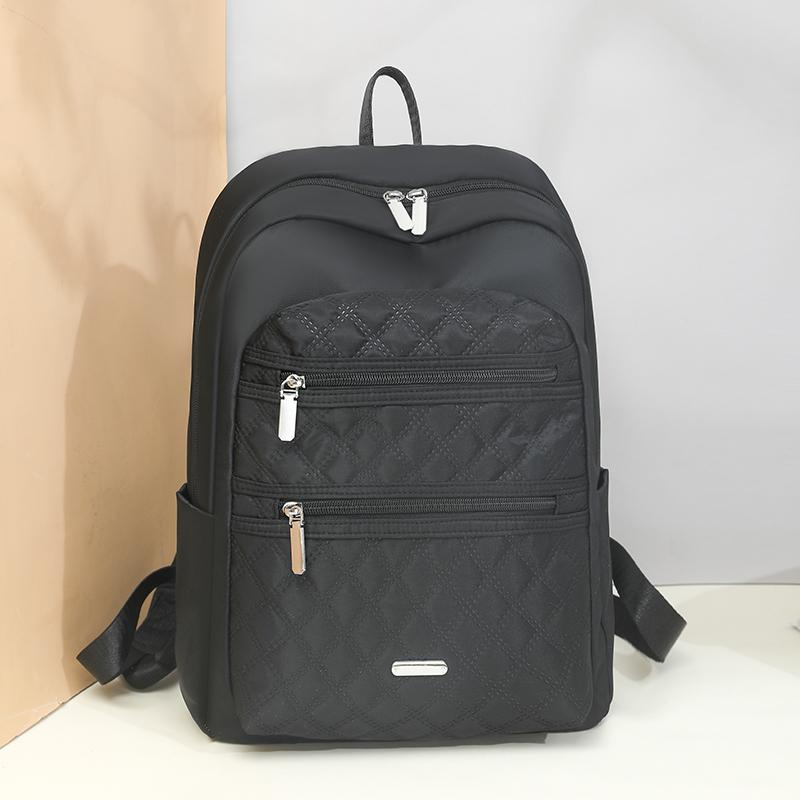 Quilted Women's Large Capacity Backpack