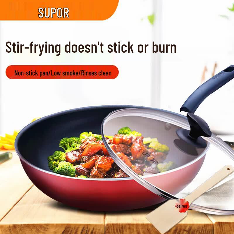 SUPOR 32cm Easy-Clean Non-stick Wok