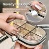 Portable Medicine Box Medicine Packaging Travel Carrying Mini Sealed Travel Medication Organizer Moisture-proof Jewelry Storage