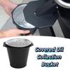 13pcs Rust-Proof Lidded Smoker Drip Bucket Sturdy Metal Material Portable Oil Drip Catcher  Picnic