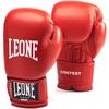 LEONE 1947 Boxing Gloves Unisex FPI Approved Model Buffalo Leather PU Pad Velcro Closure 10oz Red GN010 [CONTEST] / [Genuine]
