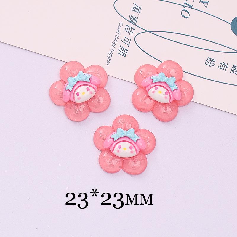 

12 Pieces Of Cartoon New Kawaii Donut Kitten Series Resin Handmade Diy Jewelry Gifts Hair Clip Accessories