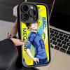 Phone Case for iPhone 17 Air 16E 15 16 Pro Max Anime Blue L-Lock Desgin Cover 14 Plus 13 12 Mini Soft Shell Silicone Fundas