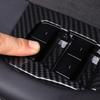 Carbon Fiber Interior Door Window Switch Panel Cover Trim Decoration Accessories For Tesla Model 3 2017-/Model Y -