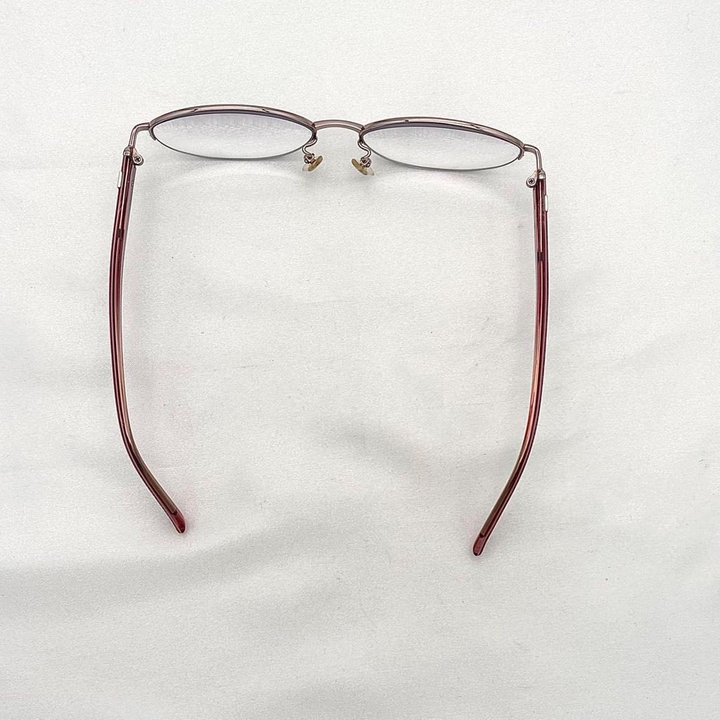 Used Givenchy GIVENCHY Eyewear Sunglasses Eyeglasses Women Cleaned 00s y2k Titanium VGV448J R15 0979