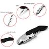 Bottle Opener Multi-Functional Non-slip Handle Labor-Saving Stainless Steel 2 In 1 Wine Bottle Cork Remover Kitchen Accessories