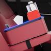 Scatola portaoggetti per bracciolo auto con porte di ricarica, luci LED multi-modalità, design ad alta capacità, organizer per console auto, custodia porta fazzoletti