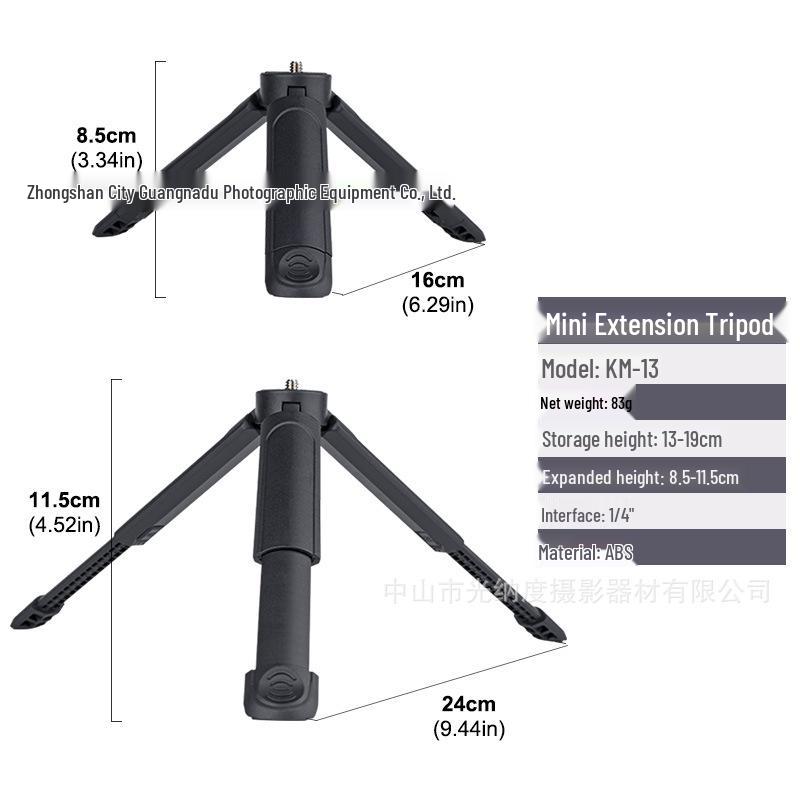 Mini-Stativ-Stabilisator für Feiyu, DJI Pocket3/Nano, Thumb-Action-Kamera