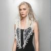 Hollow Women Tulle Shawl Flower Wedding Bridal Shawl Fashion Mantilla Lace Veil  for Church