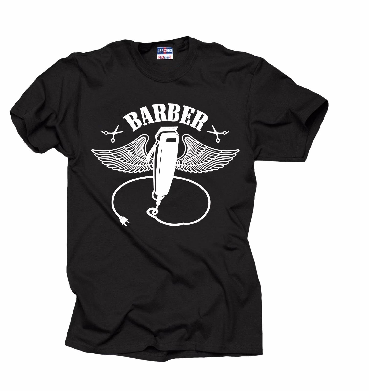 Gift For Barber T-T-shirt Barbershop Cool Tee T-shirt XL