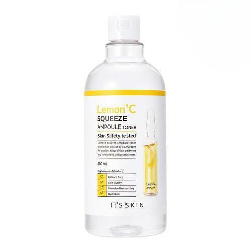 It S SKIN Lemon C Squeeze Ampoule Toner 500ml