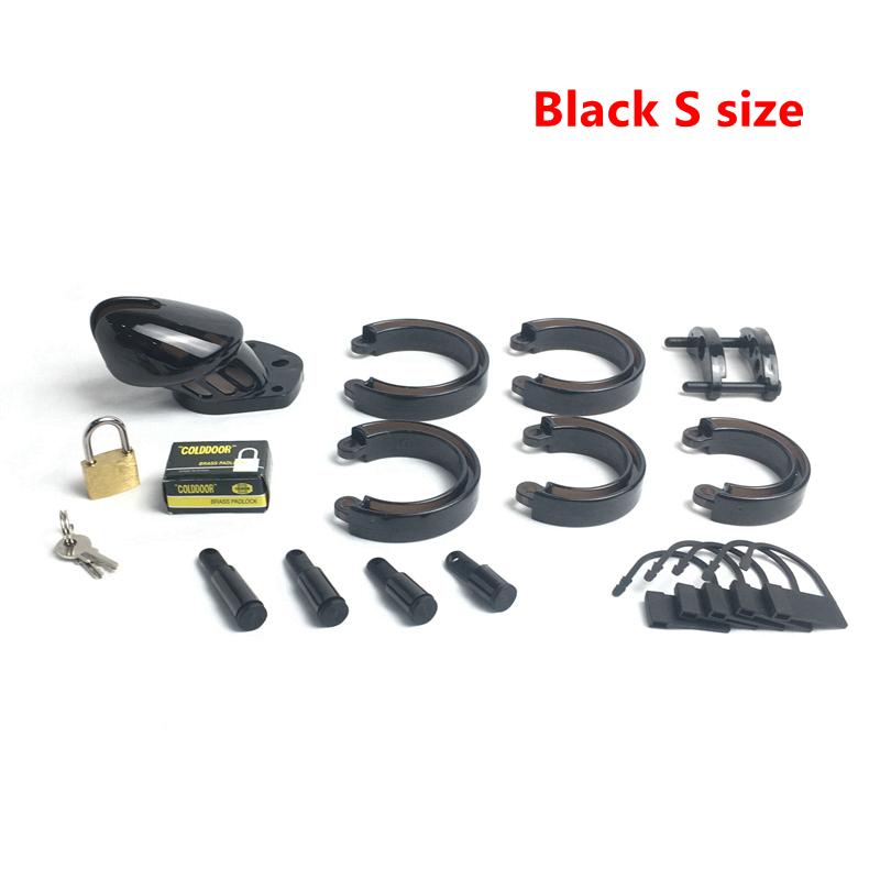 Plastic Chastity Cage for Male Bondage Ball Stretcher Cock Cage Penis Lock Penis Ring  Chastity Belt Sex Toy for Man Sex Toy