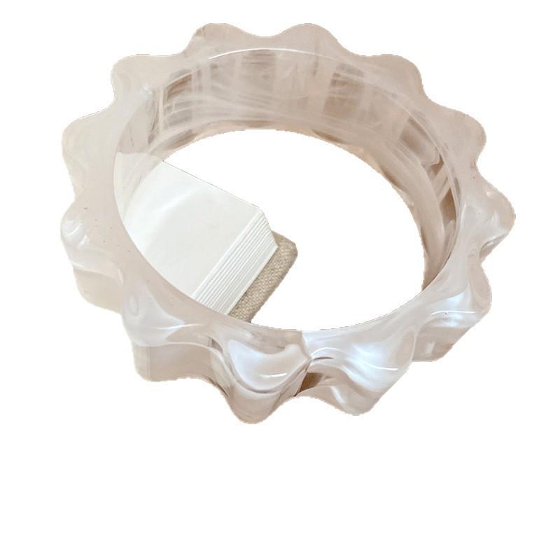 Minimalistyczna bransoletka z żywicy w kolorach gradientowych: Świeża, Słodka, Wszechstronna Bransoletka dla Kobiet