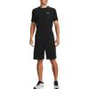 Under Armour Solid Color Logo Elastic Sports Shorts Men Bottoms Black 1361511-001