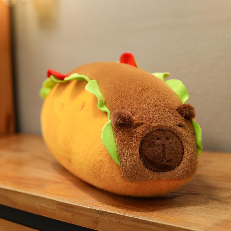 

Подушка-игрушка капибара хот-дог, подушка-игрушка капибара, плюшевая кукла капибара хот-дог, подарочная кукла, подушка для машины 25cm [Minimum 10 pieces]