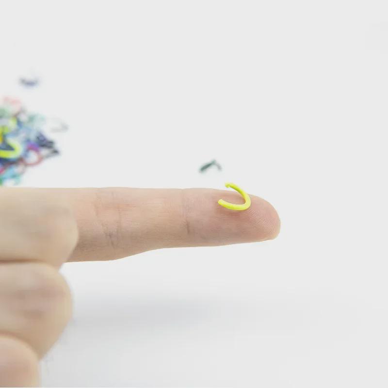 Breloc cu inel de fier colorat pentru bijuterii și brățări DIY