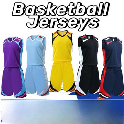 Men Adult Kid Basketball Jerseys  Boy Quick-drying Training Uniform Shirt Sportswear Child Tracksuit Sport Suit Clothes