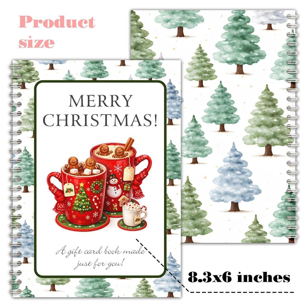Holographic Christmas Gift Card Booklet Christmas Theme Christmas Gift Card Holder  Family Friends