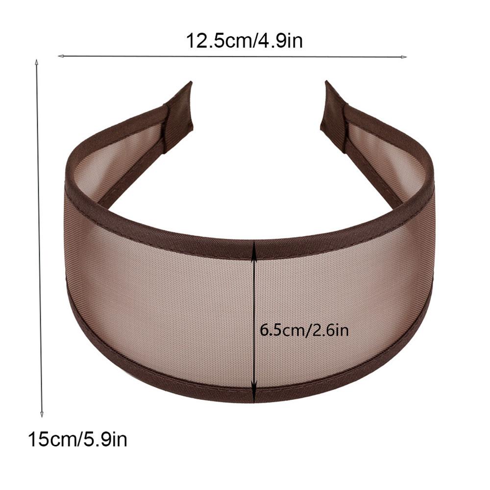 Non-Slip Mesh Headband Headwear Hollow Out Breathable Hair Band Women's Wide Side Hair Hoop Fashion Simple All-match Hairbands