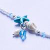 European and American anklets, conch rice beads, starfish women's anklets, fashionable pearl conch anklets