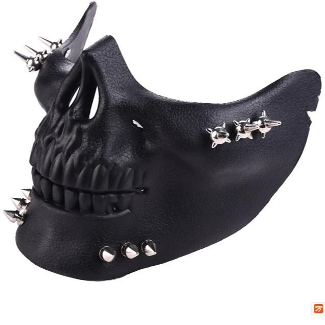 New Steampunk Neutral Leather Mask Anime Halloween Horror Party Mask