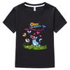 Children's T-Shirt Oggy and The Cockroaches 100% Cotton Cartoon Print Retro Tee Cute Kids Casual O-Neck Short Sleeve Summer Wear