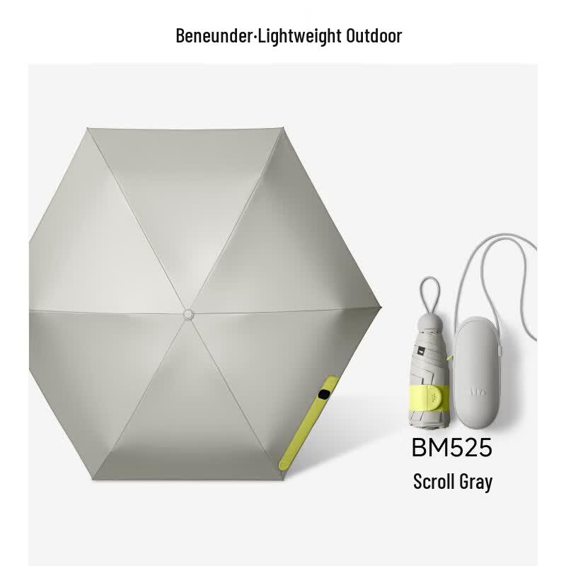 Beneunder Portable 5-Fold UV Protection Capsule Umbrella BM525