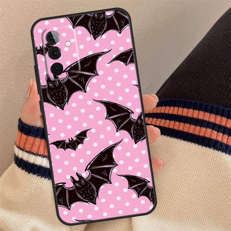 Vampire Bats Full Moon Halloween Case For Samsung Galaxy A54 A34 A14 A56 A36 A16 A06 A13 A53 A12 A22 A32 A52 A35 A17 A15 A55